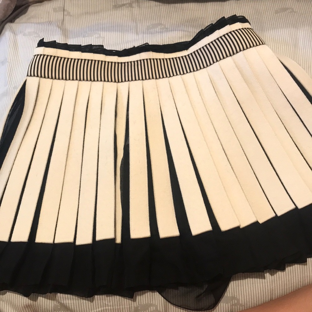 Balenciaga Paris wool wrap skirt